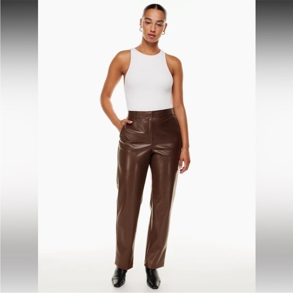 Babaton Pants - Aritzia Babaton Command Trouser Chocolate Brown Size 8